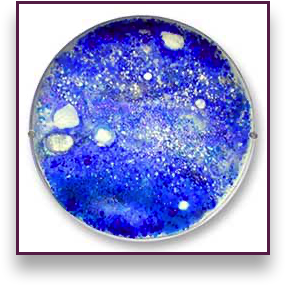 Sapphire Glass Art Gemstone - Judith Menges